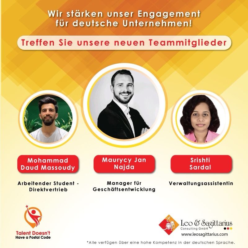 Team Expansion: Welcoming Three Key Members to Drive Growth and Innovation